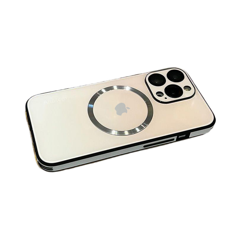 Gradientowe etui ochronne ze szk?a magnetycznego do iPhone'a