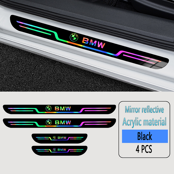 Reducere 2024 ✨50% REDUCERE ✨Fâșii anti-fouling pentru prag de ușă auto cu laser acrilic🎉4 buc🎉