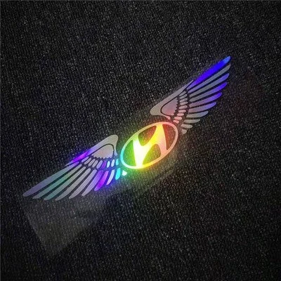 Autocolant 3D pentru mașină cu laser cu aripi de înger ✧5BUC✧
