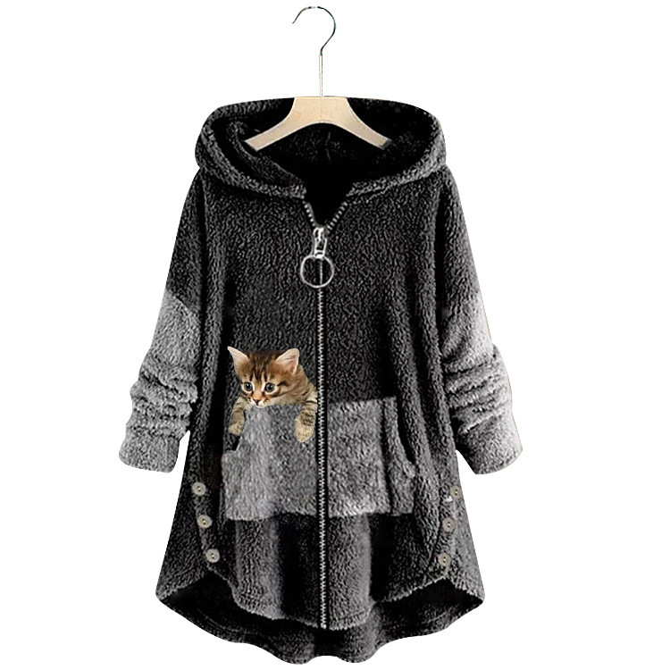 2023 toamna iarna pulover supradimensionat dama fleece