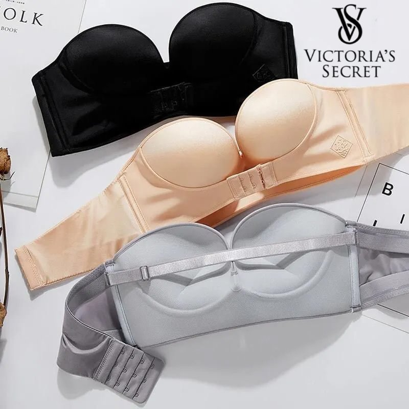 VICTORIA'S SECRET sutien fără bretele【3 bucăţi】