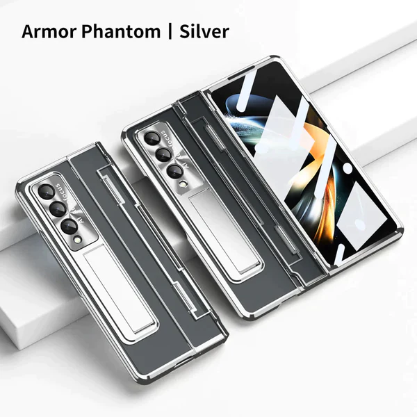 Carcasă transparentă pliabilă 360° Armor Hinge 2.0 - Seria Galaxy Fold