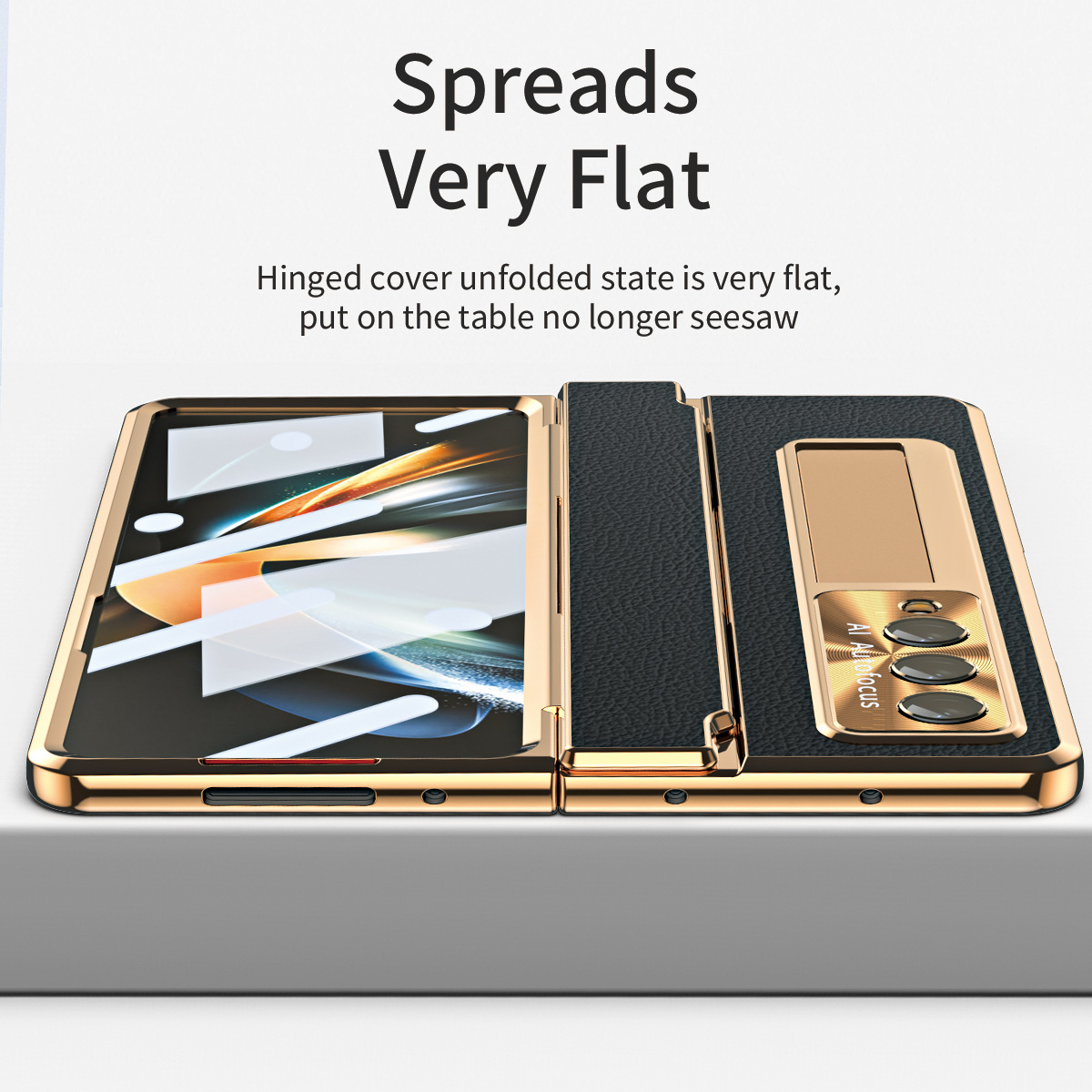 Husa cu suport pliabil Samsung Z Fold 3 Fold 4 Fold 5 rezistent la socuri