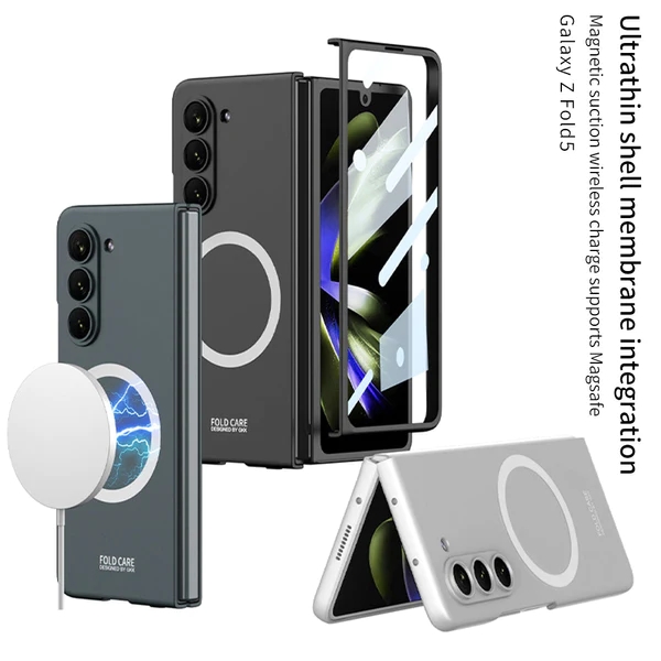 Husă MagSafe all-inclusive cu protecție pentru ecran din spate pentru seria Samsung Galaxy Z Fold