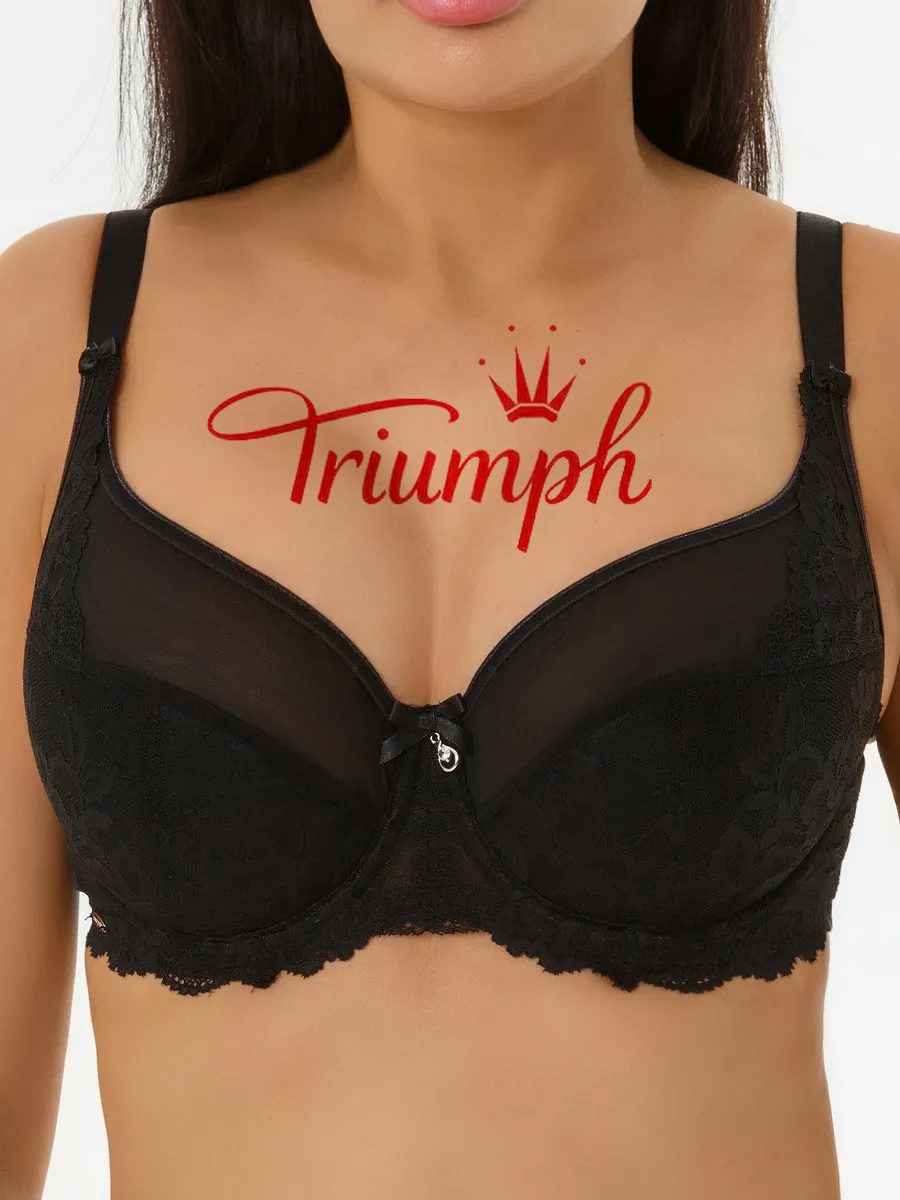 Triumph--Комплект от 4 (75B-125I) 💝 Дантелен сутиен