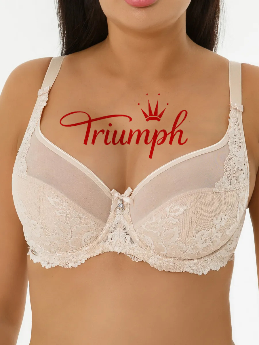 Triumph--Комплект от 4 (75B-125I) 💝 Дантелен сутиен