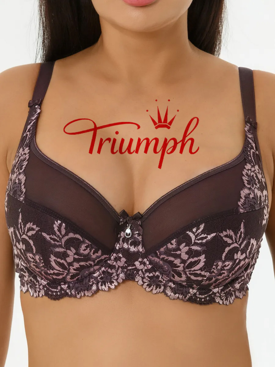 Triumph--Комплект от 4 (75B-125I) 💝 Дантелен сутиен