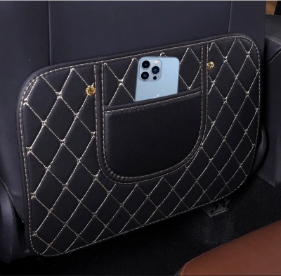 Облегалка на задната седалка на автомобила анти-ритна подложка автомобилни консумативи против замърсяване устойчива на износване защитна подложка чанта за съхранение