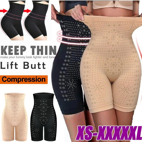 Kalhoty s vysokým pasem na kontrolu břicha negativní iontové kvantové spalování tuku v pase zeštíhlující spodní prádlo na zvednutí zadku