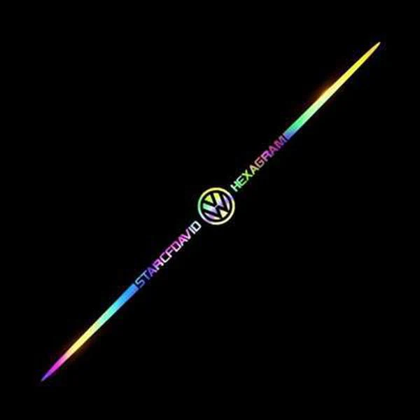 Autocolante auto reflectorizante laser color 3D ✨Set de 6 piese✨