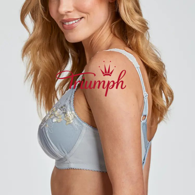 Triumph - Опаковка от 3💝 Памучни комфортни сутиена с лицеви опори✨✨