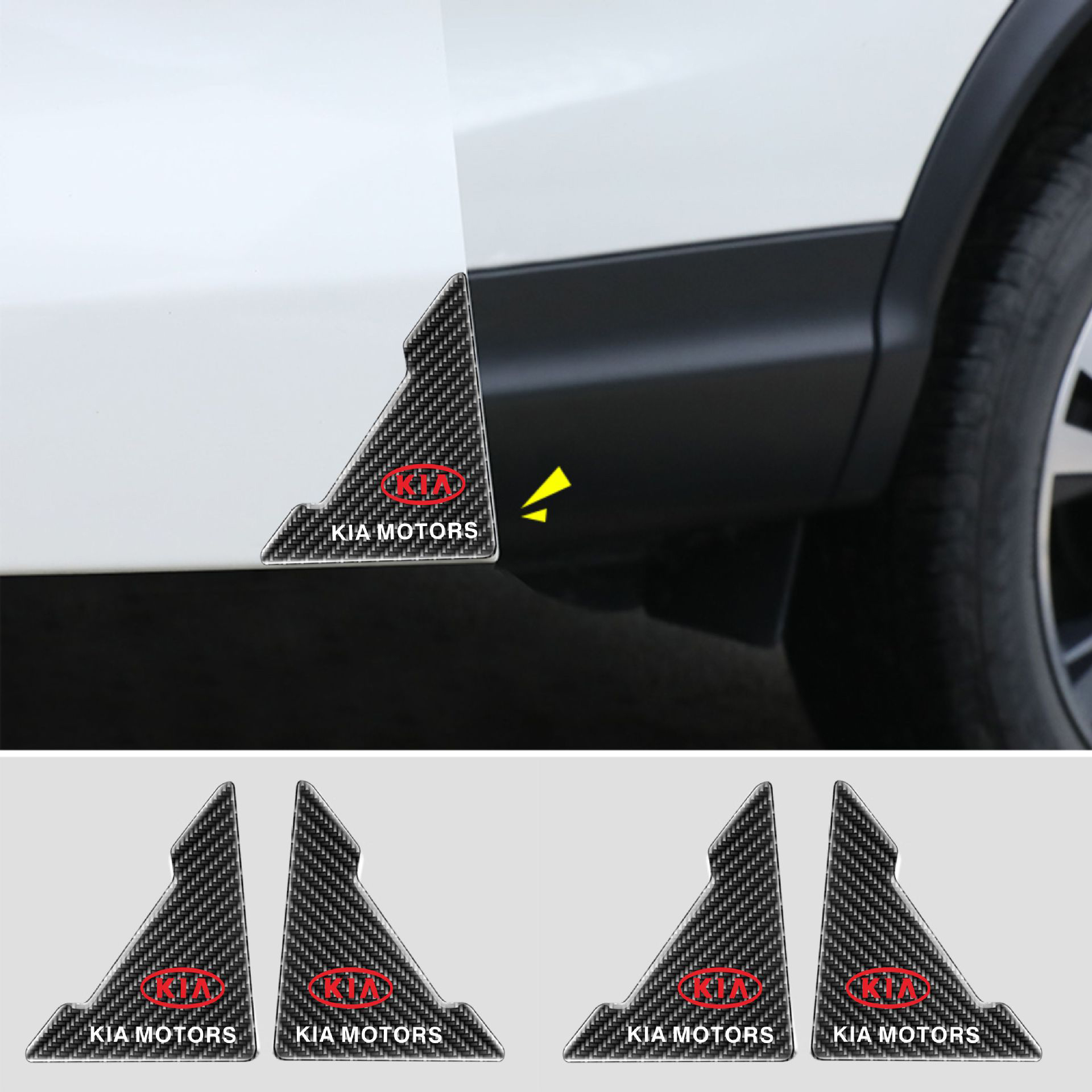 ГОРЕЩА РАЗПРОДАЖБА🎉50% ОТСТЪПКА🎉Капак за протектор на автомобилна врата с шарка от въглеродни влакна 🎉4 бр.🎉