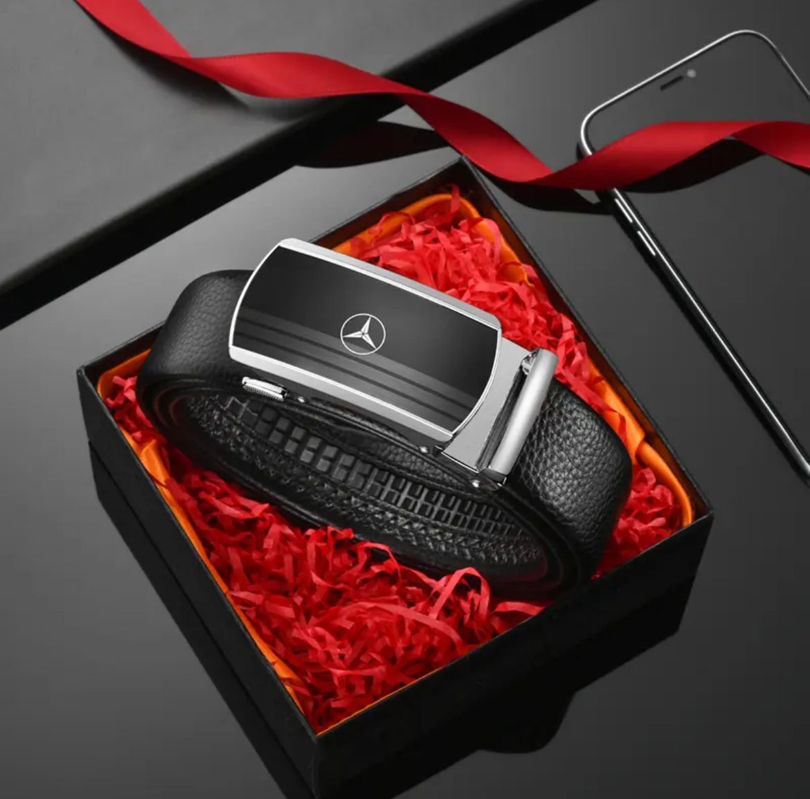 Ко-брандиран мъжки колан-[Автентичен брояч]