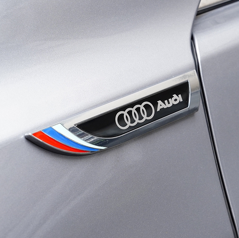 🔥Гореща разпродажба🔥3D листна плоча с 3D острие Декорация на калника на тялото със страничен етикет (2 БР.)