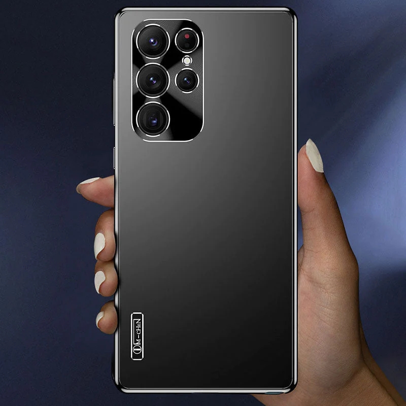 Carcasa Telefon Samsung Galaxy Magnetic Aluminiu Metal Frame Pentru S23 S22 S21 Ultra Plus