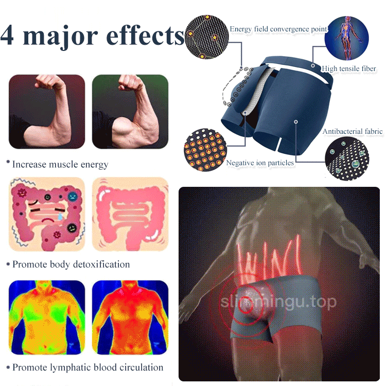  [4 броя 70 лв.]  Мъжки черен масажен сутиен с технология за отрицателни йони