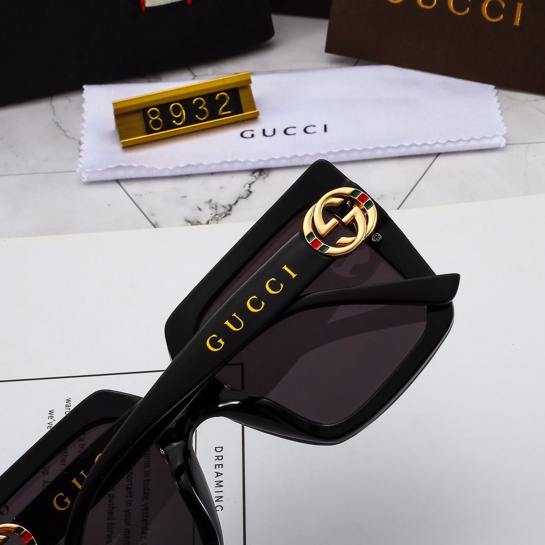 Γνήσια γυαλιά ηλίου GUCCI 2024【Θήκη γυαλιών + ποτήρια】