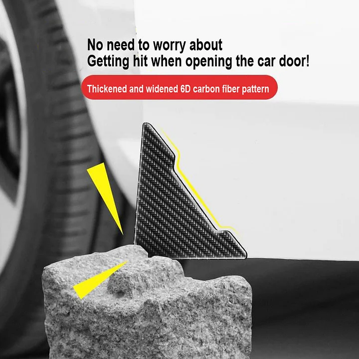 ГОРЕЩА РАЗПРОДАЖБА🎉50% ОТСТЪПКА🎉Капак за протектор на автомобилна врата с шарка от въглеродни влакна 🎉4 бр.🎉