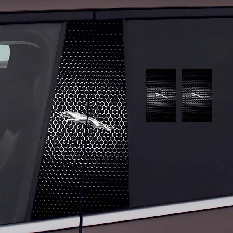 Стикер на централната колона на автомобила Персонализирана творческа декорация Защитно фолио против надраскване и износване, подходящо за модификация на колона BC [чифт]