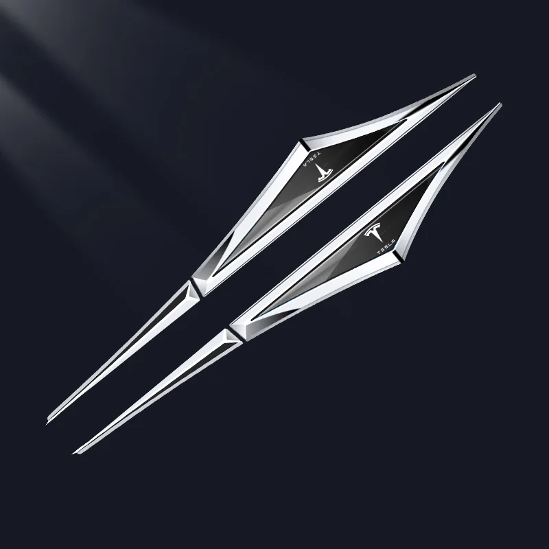 3D декоративен стикер с лого на кола, калник на перката на автомобила