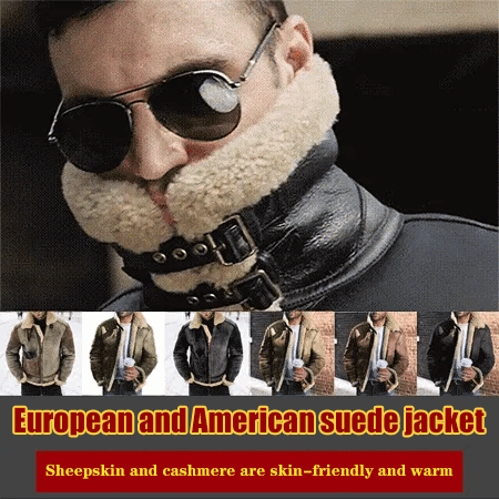 Δερμάτινο και κασμιρένιο bomber jacket