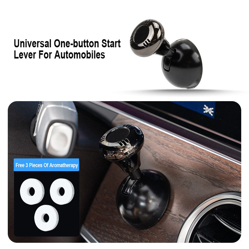 Творческо метално лого на кола, лост за стартиране с един бутон (тип ароматерапия)