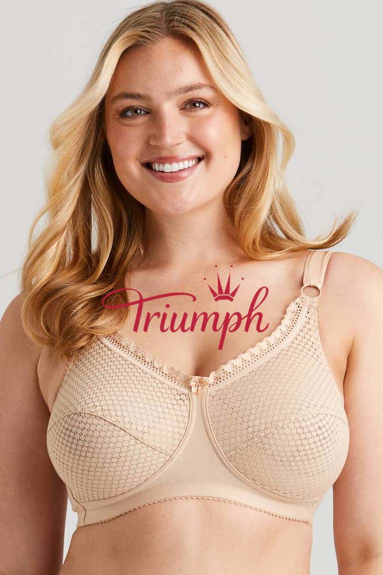 Triumph - Комплект от 4 части🔥 Секси дантелено бельо, ултратънък сутиен