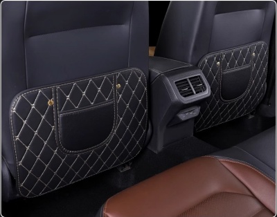 Облегалка на задната седалка на автомобила анти-ритна подложка автомобилни консумативи против замърсяване устойчива на износване защитна подложка чанта за съхранение