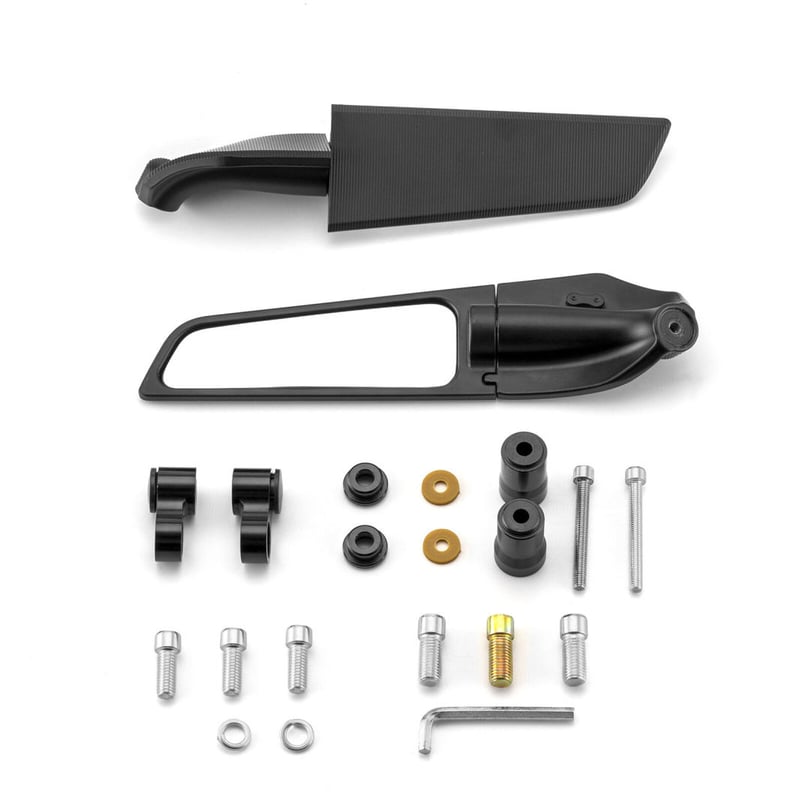 Мотоциклетно въртящо се и регулируемо огледало за обратно виждане