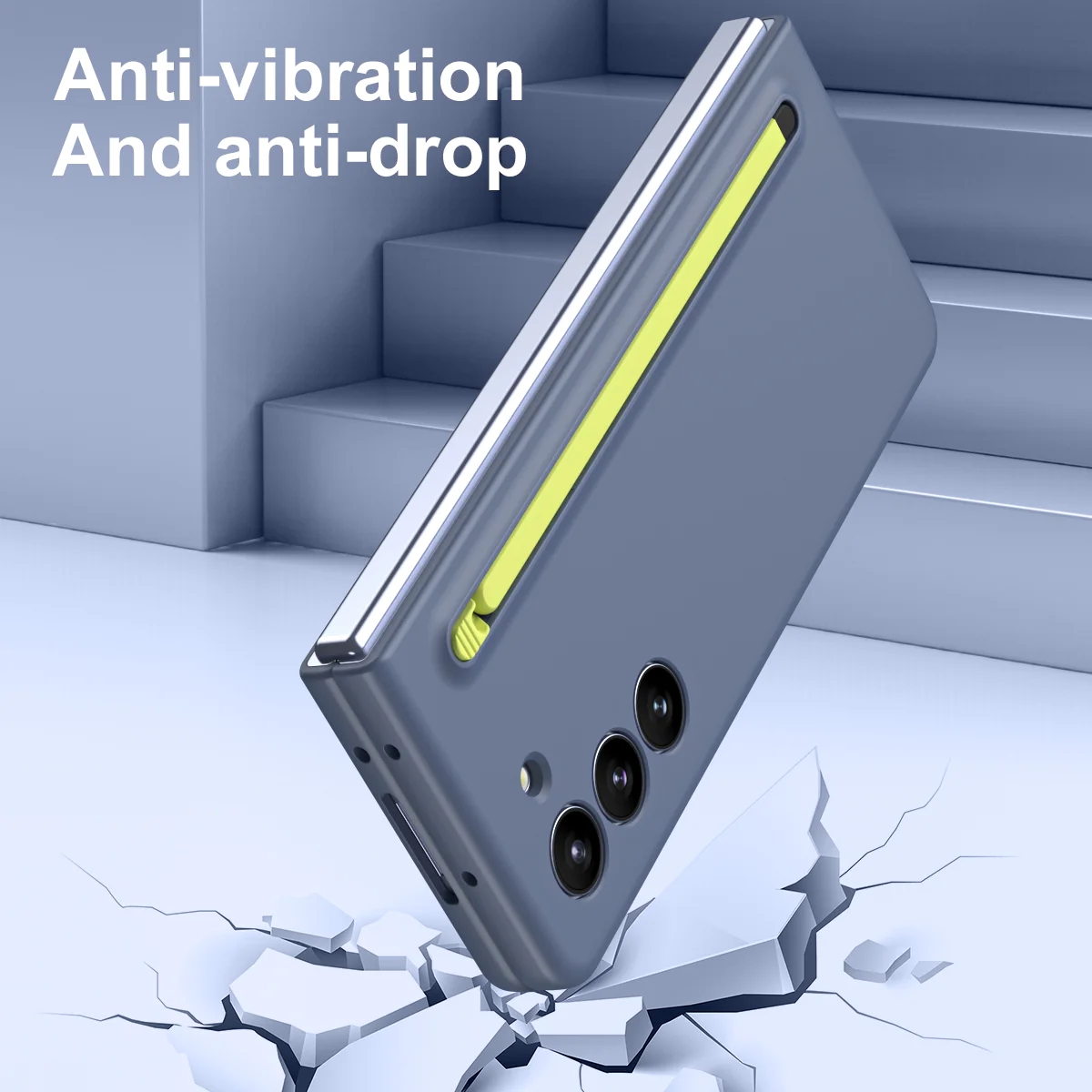 Защитен калъф за телефон с калъф за писалка и фолио за Samsung Galaxy Z Fold5 Fold4 Fold3