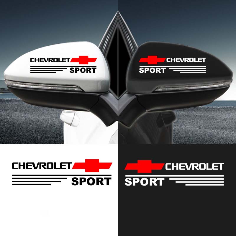 Декоративни стикери за огледало за кола [4 броя] - с наложен платеж