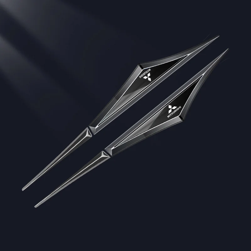 3D декоративен стикер с лого на кола, калник на перката на автомобила