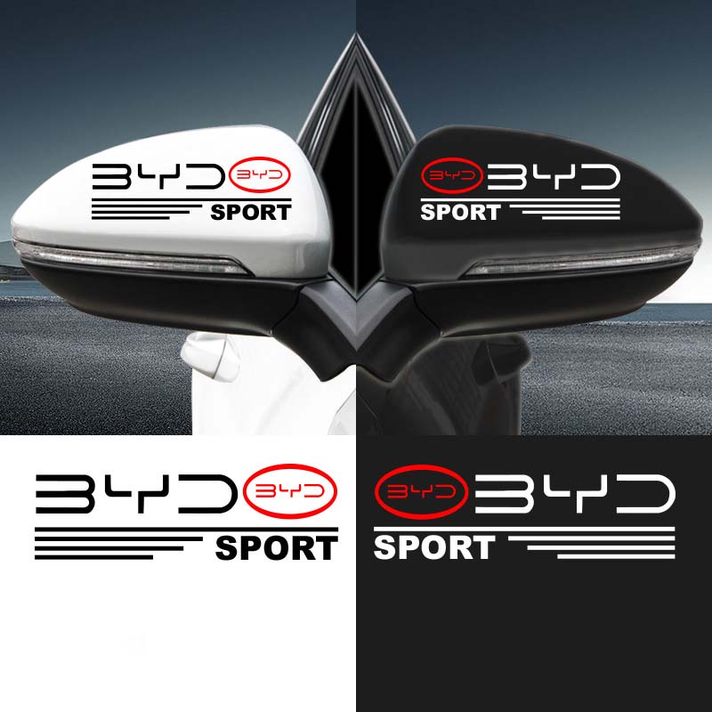 Декоративни стикери за огледало за кола [4 броя] - с наложен платеж