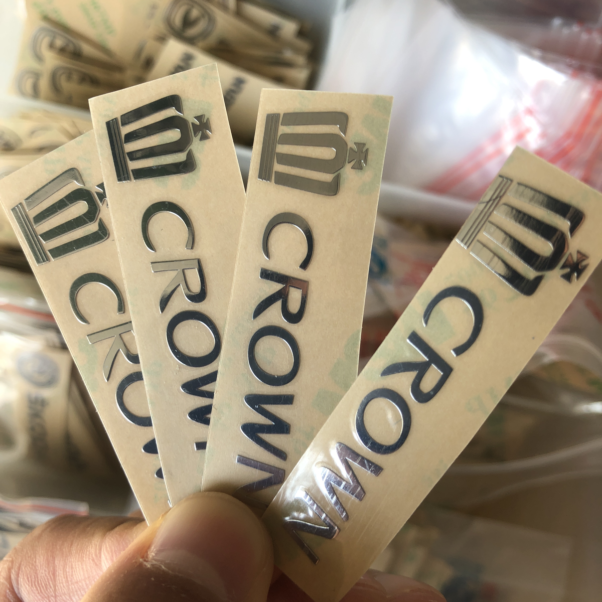 Autó fém 3D autócímke