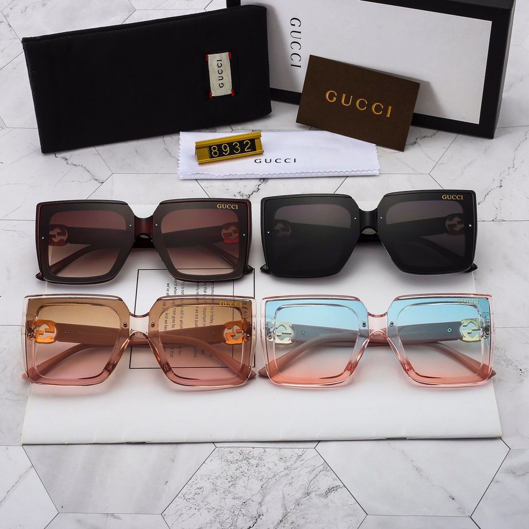 Γνήσια γυαλιά ηλίου GUCCI 2024【Θήκη γυαλιών + ποτήρια】