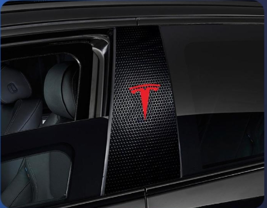 Стикер на централната колона на автомобила Персонализирана творческа декорация Защитно фолио против надраскване и износване, подходящо за модификация на колона BC [чифт]