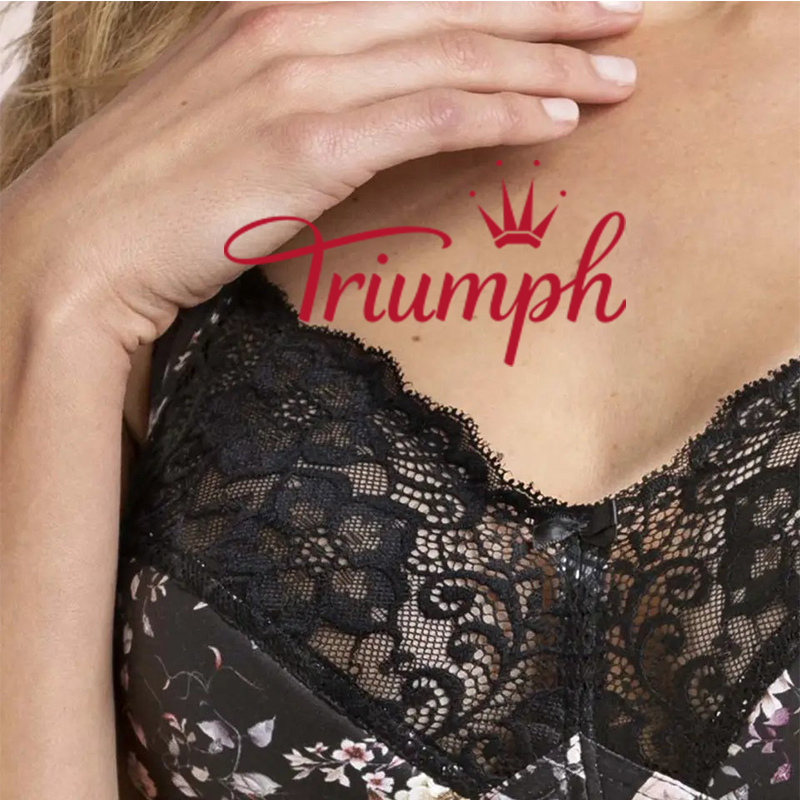 Triumph - Опаковка от 3💝 Памучни комфортни сутиена с лицеви опори✨✨