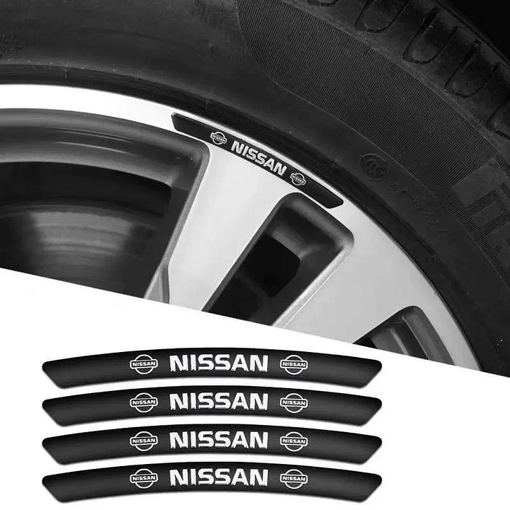 3D метален автомобилен стикер с персонално колело (4 бр.)