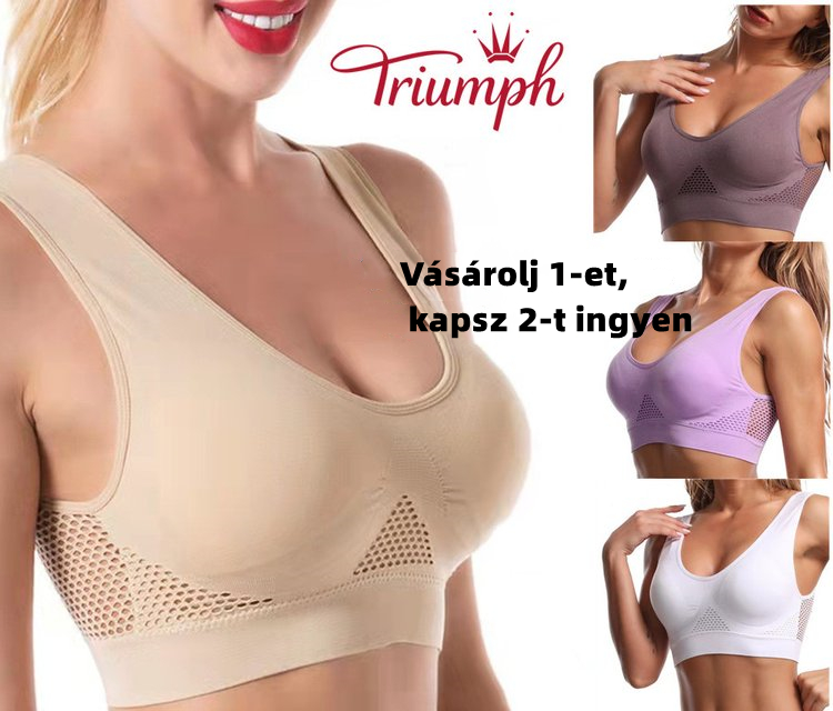 Дишащ спортен сутиен Triumph Mesh Neck (купете 1, вземете 2 безплатно)