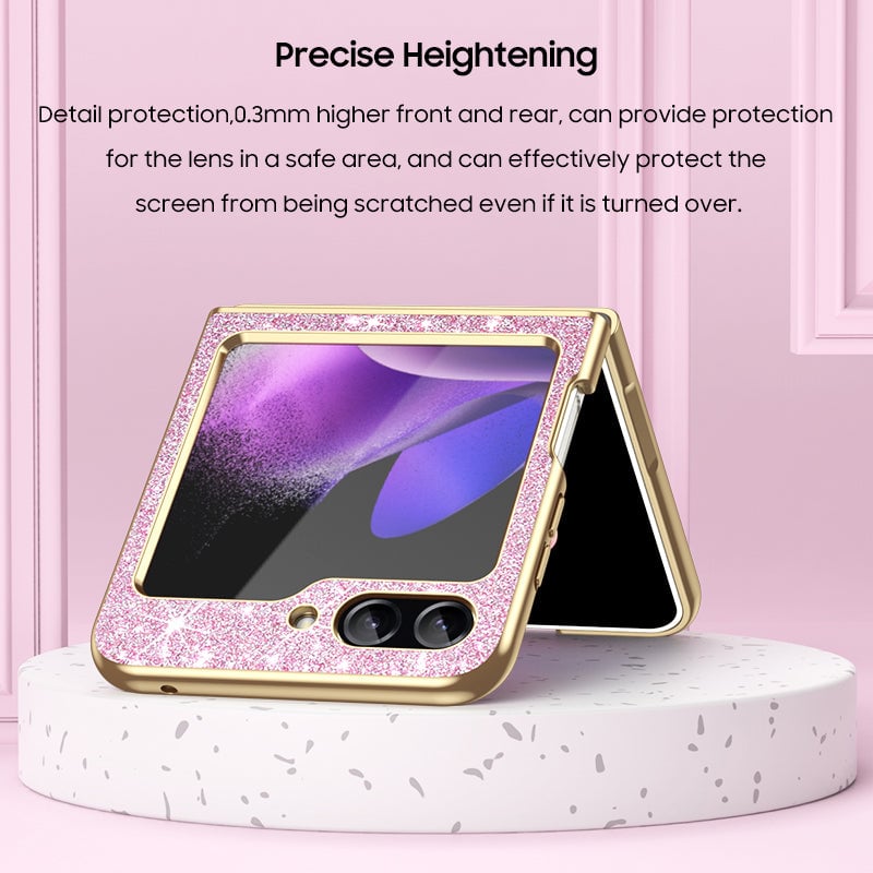 Серия Samsung | Блестящ калъф за мобилен телефон Galaxy Z Flip Series