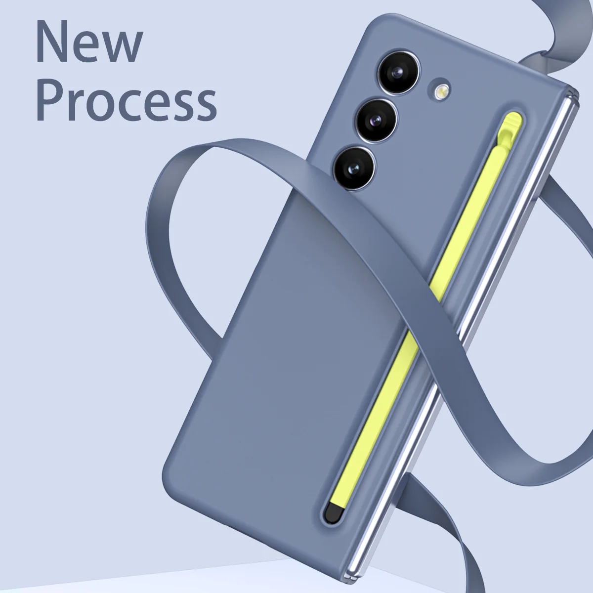 Защитен калъф за телефон с калъф за писалка и фолио за Samsung Galaxy Z Fold5 Fold4 Fold3