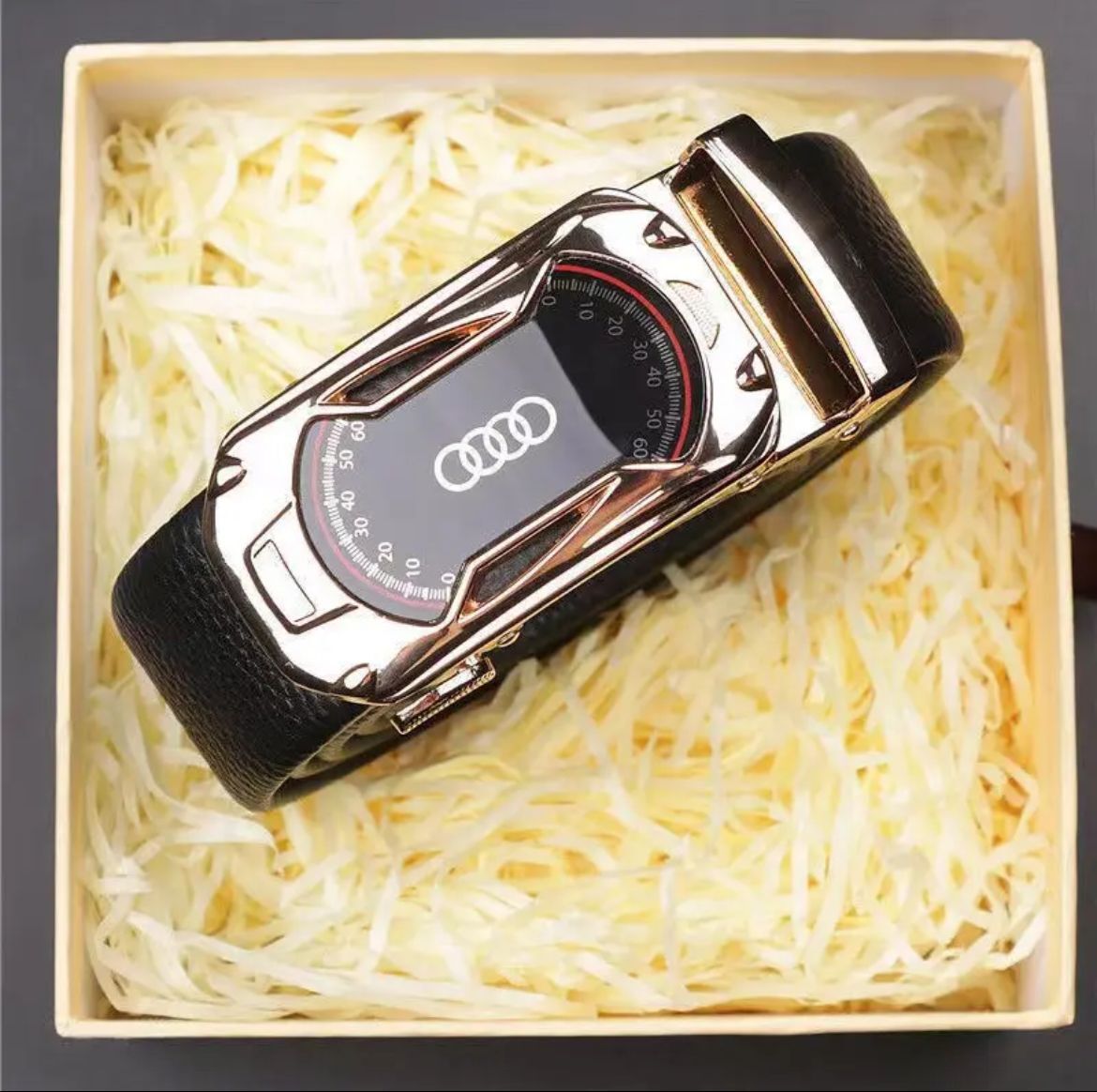 Ко-брандиран мъжки колан-[Автентичен брояч]