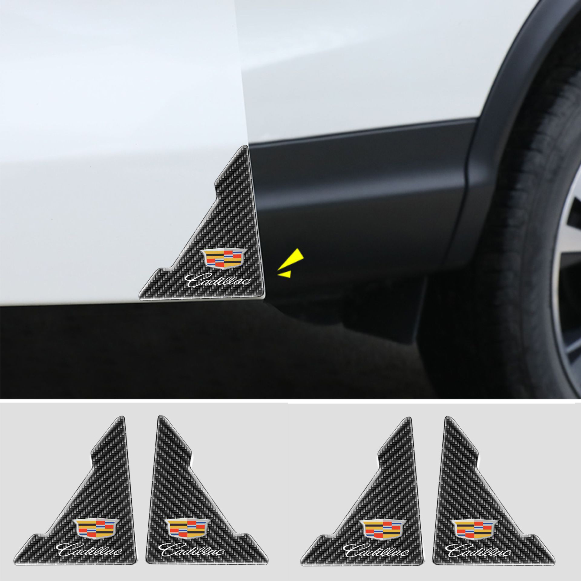 ГОРЕЩА РАЗПРОДАЖБА🎉50% ОТСТЪПКА🎉Капак за протектор на автомобилна врата с шарка от въглеродни влакна 🎉4 бр.🎉