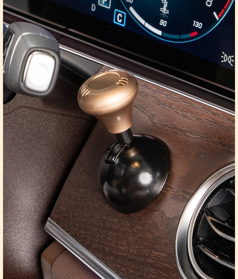 Творческо метално лого на кола, лост за стартиране с един бутон (тип ароматерапия)