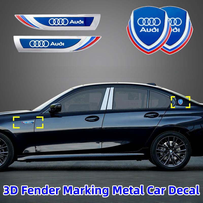 🔥Гореща разпродажба🔥3D листна плоча с 3D острие Декорация на калника на тялото със страничен етикет (2 БР.)