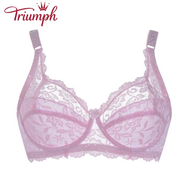 Triumph - Опаковка от 3 бр. 💥 Тънък дантелен сутиен [75A-110E]