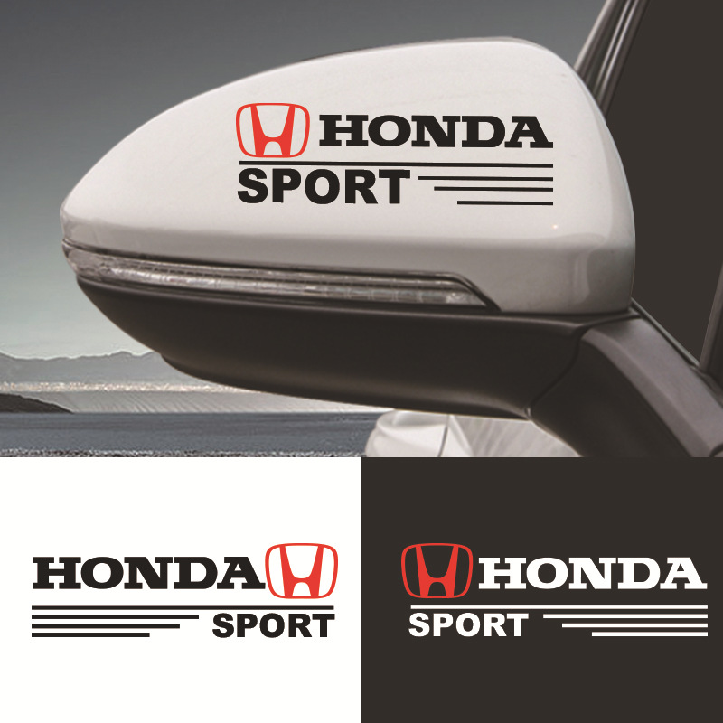 Декоративни стикери за огледало за кола [4 броя] - с наложен платеж