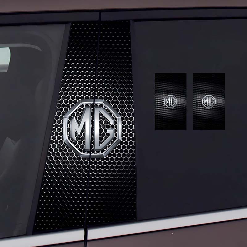 Стикер на централната колона на автомобила Персонализирана творческа декорация Защитно фолио против надраскване и износване, подходящо за модификация на колона BC [чифт]