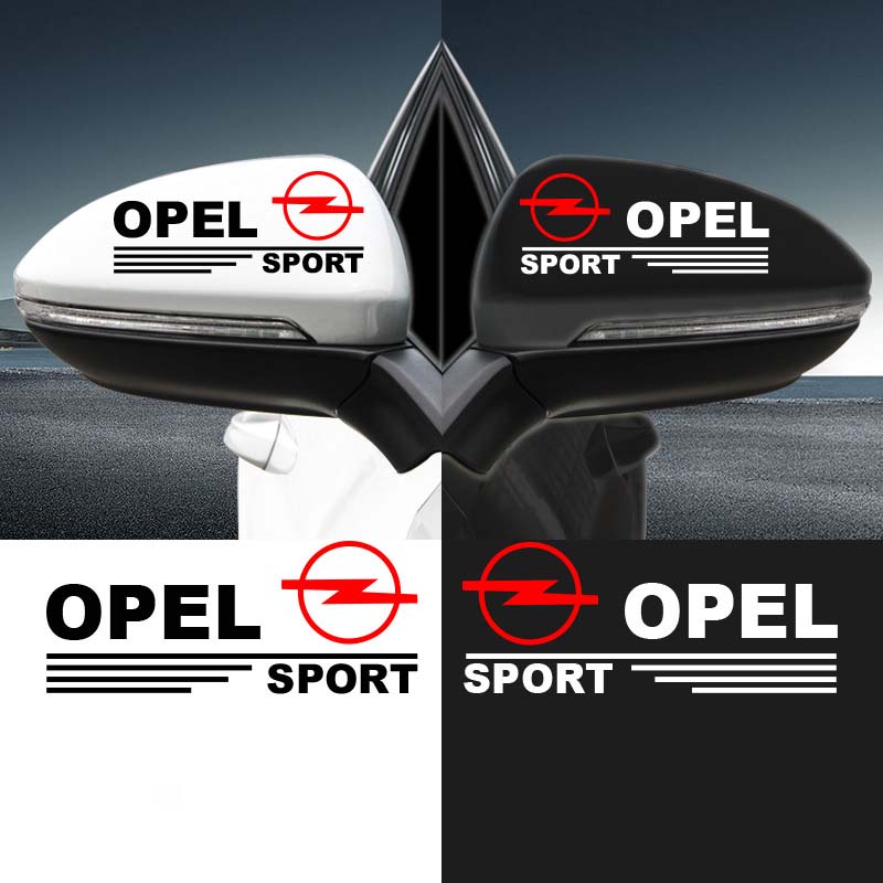 Декоративни стикери за огледало за кола [4 броя] - с наложен платеж