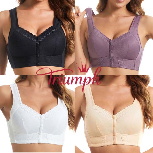 🏆Разпродажба от последния ден с 49% отстъпка - Дишащ сутиен с пълна поддръжка отпред (безплатна доставка)